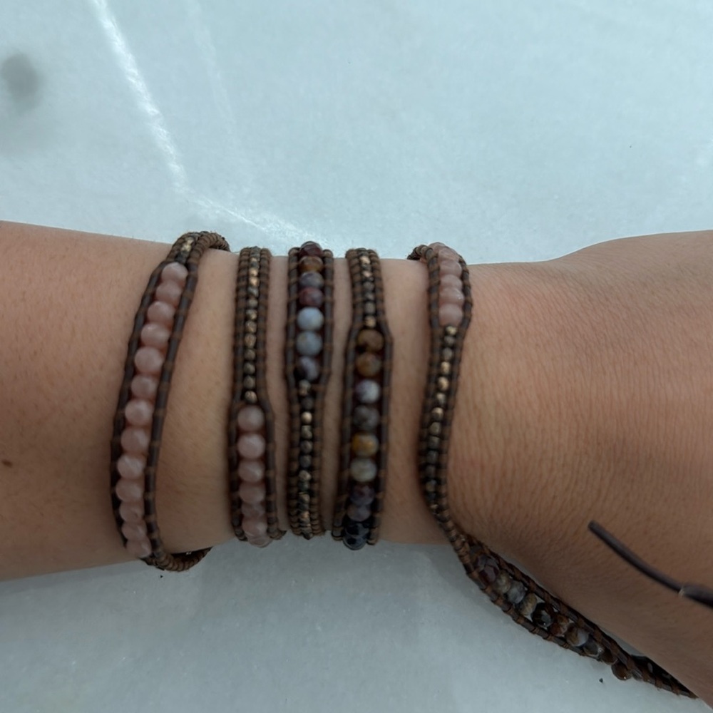 Chan Luu mix wrap bracelet